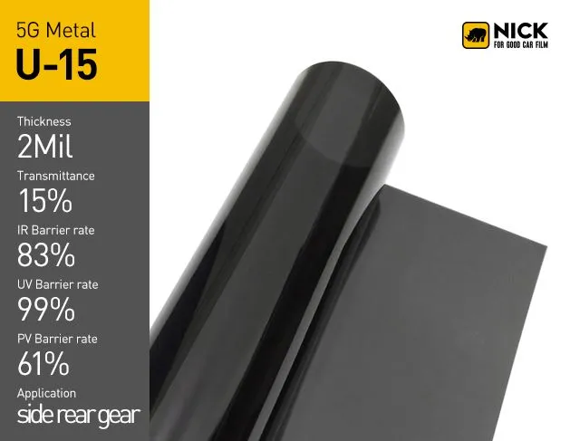 Тонування металізованої плівки NICK